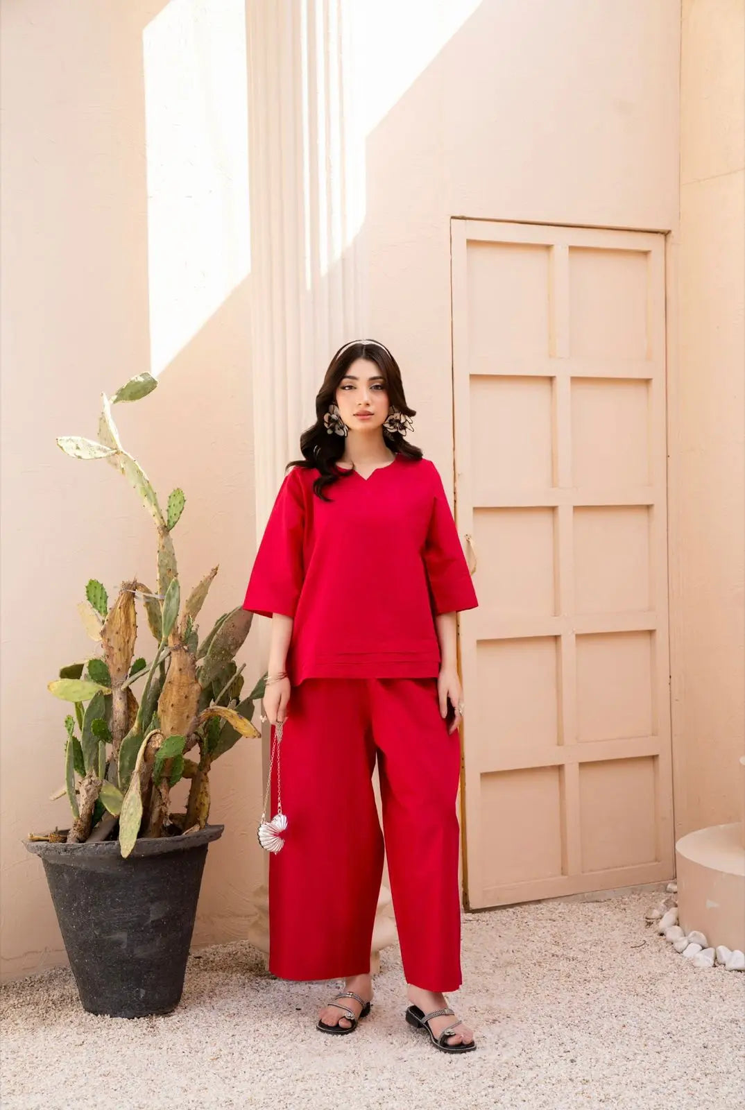 Women's Fashion Co-Ord Sets – Women’s Loose Fit Top & Trouser ziab