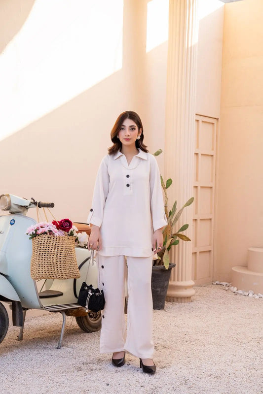 Light grey co-ord set ziab