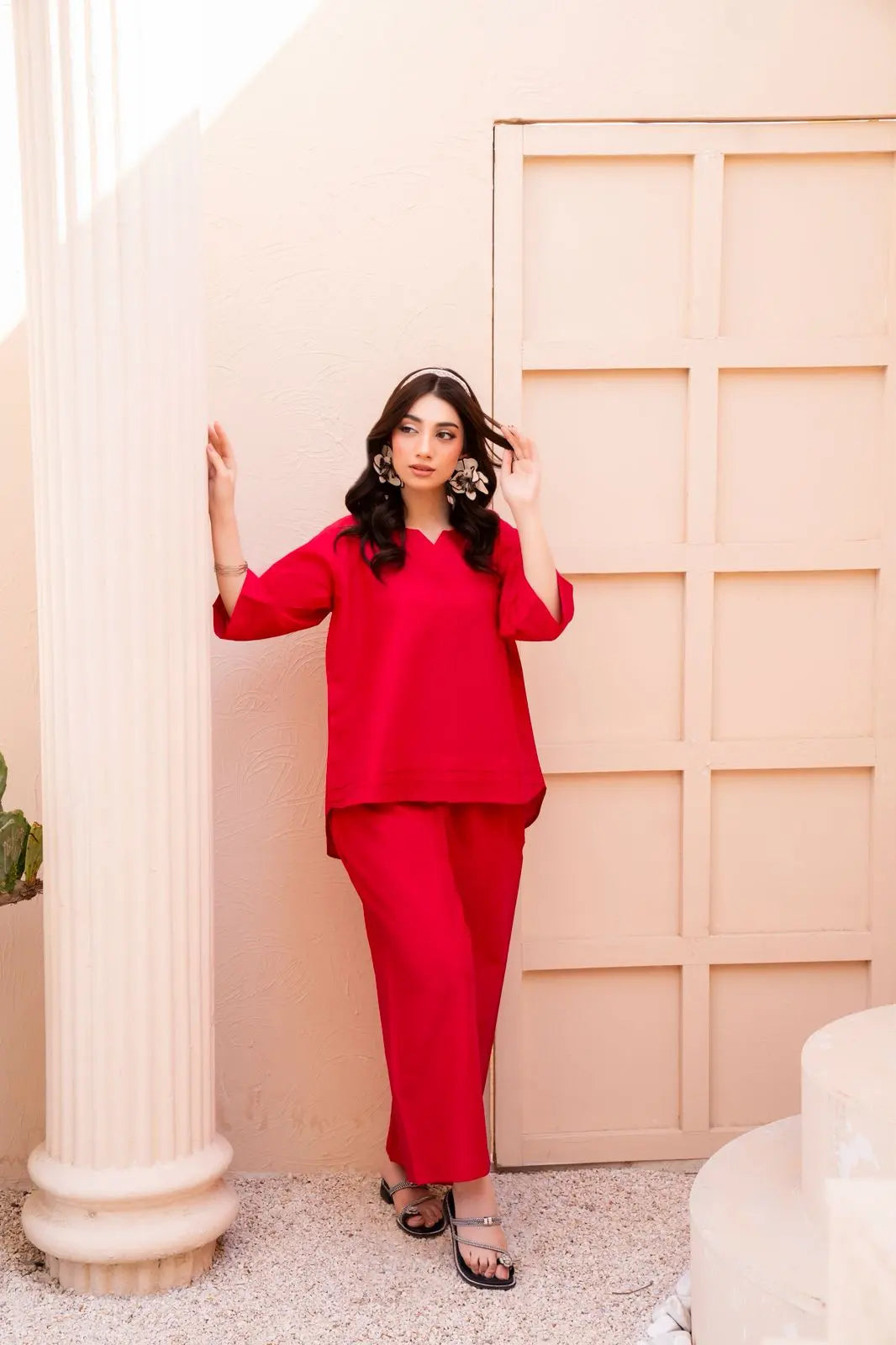 Women's Fashion Co-Ord Sets – Women’s Loose Fit Top & Trouser ziab