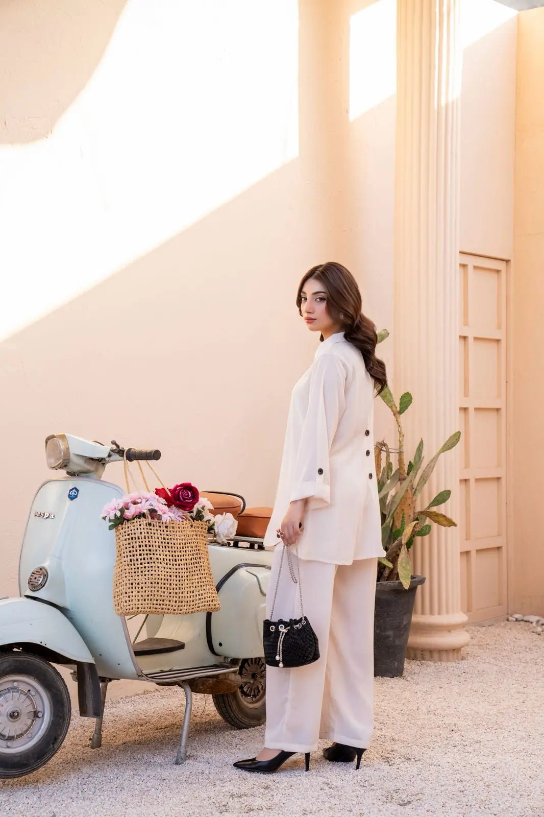 Light grey co-ord set ziab