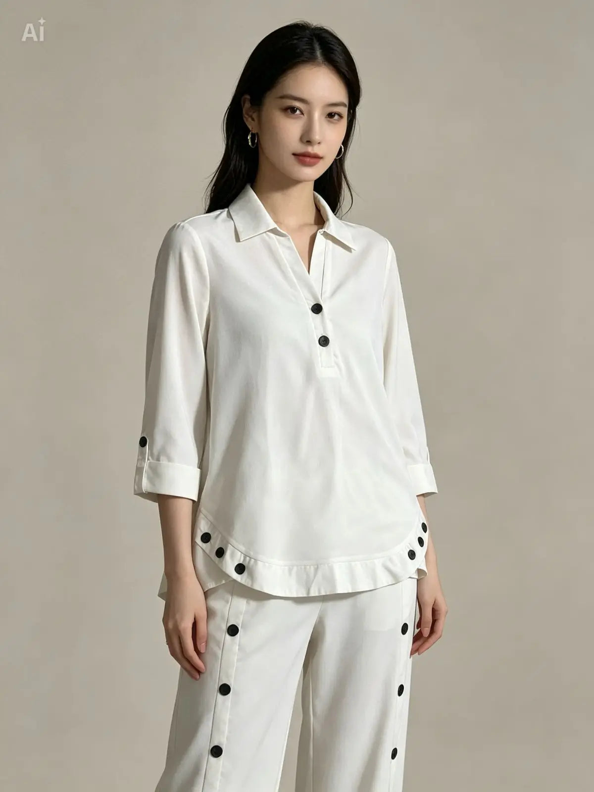 Off-white co-ord set ziab
