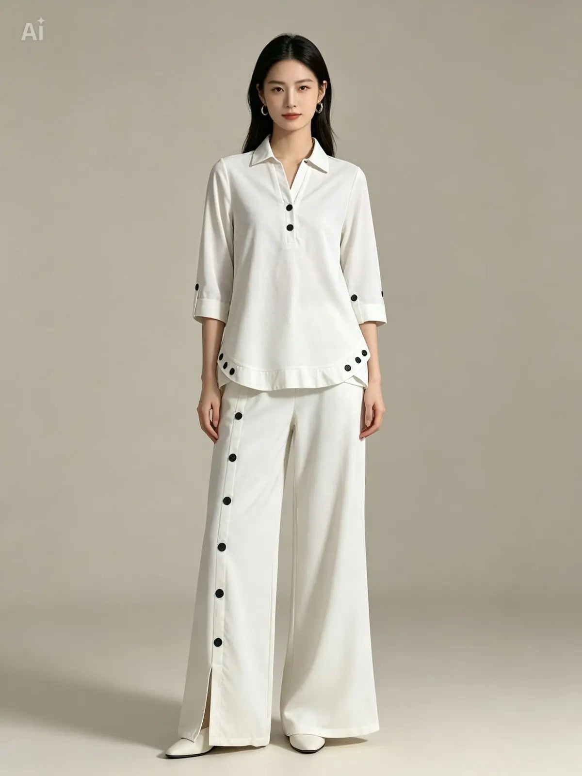 Off-white co-ord set ziab